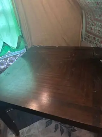 4 x 4 xx4 wood table, garage or patio table