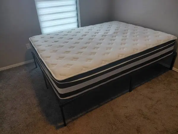 **Brand New Queen Size Pillow Top Mattress And Frame**