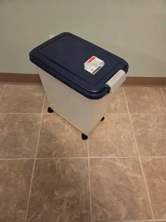 Rolling Dog Food Container