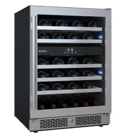 *Open Box* Avallon 24” Stainless Steel Dual Zone Wine Cooler