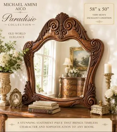 Beautiful! Michael Amini “Eden” Dresser Mirror. Mirror only.!!