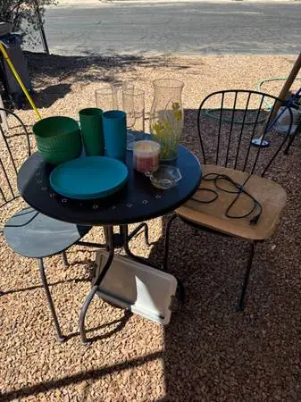 Tables Chairs Appliances Misc Yard Sale