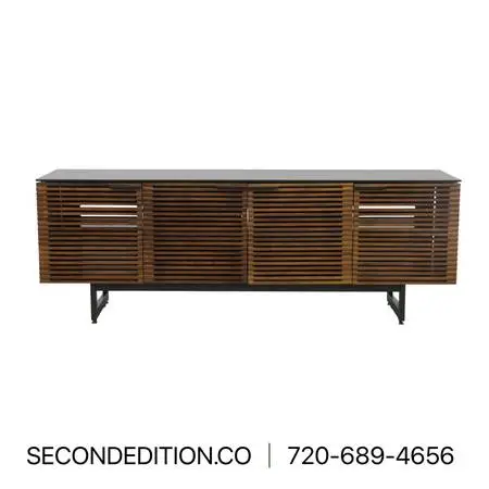 BDI Canela Noir High Gloss Walnut Media Console (Was 3499)