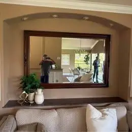 Large Beveled Wall Mirror