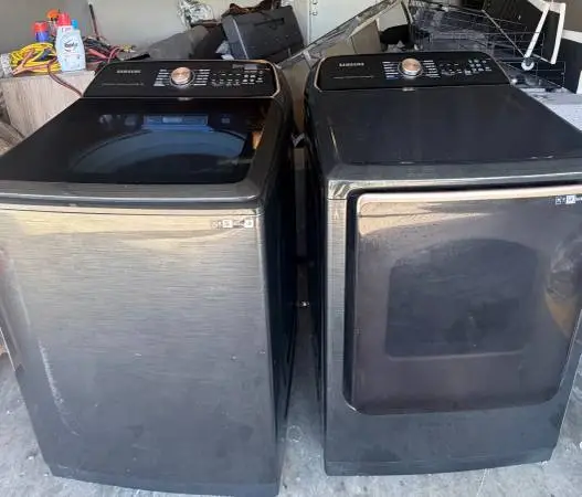 Samsung washer and electric dryer