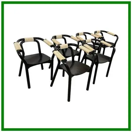 Tatsuo Kuroda For Normann Copenhagen Knot Dining Chairs, Set Of Six