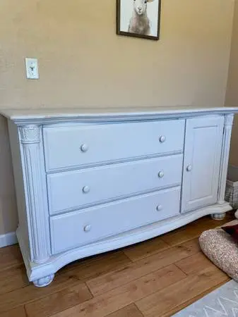 White Wooden Dresser