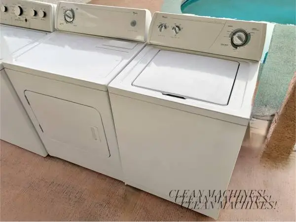 Whirlpool Washer and Electric Dryer CLEAN MACHINES!