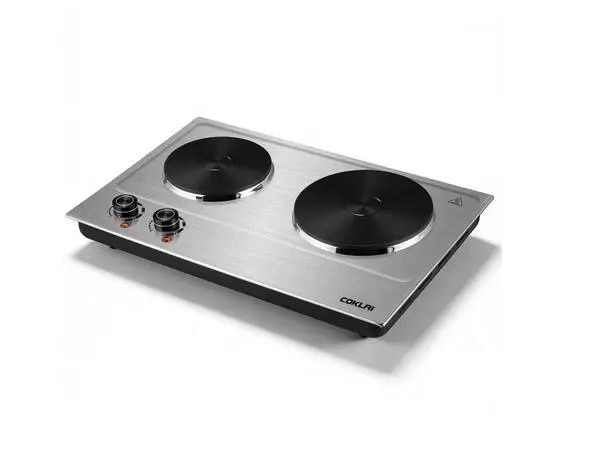 COKLAI portable electric Double Burner Hot Plate NEW!