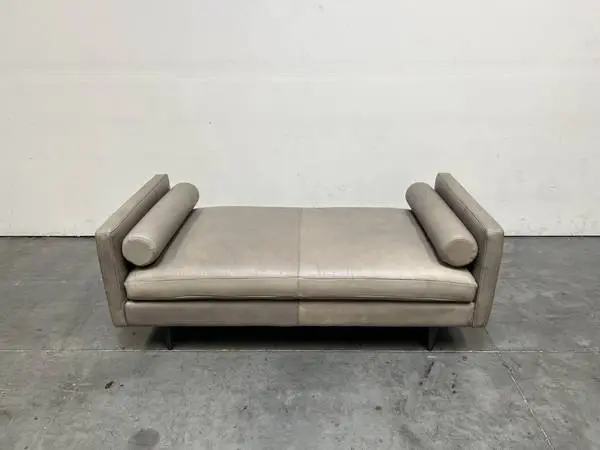 Mid Century Modern Leather Daybed