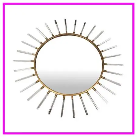 Grace Feyock For Uttermost Oracle Round Starburst Wall Mirror