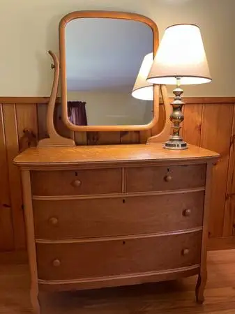 Vintage Blonde Birdseye Maple Bedroom Set