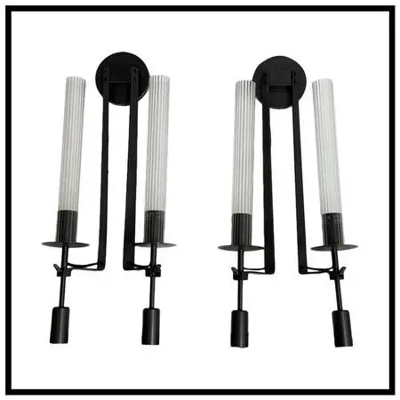 Jonathan Browning For Restoration Hardware Fontanelle Double Sconces,