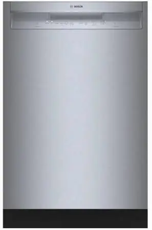 24” Bosch 100 series Full Console Smart Dishwasher Stainless Steel New
