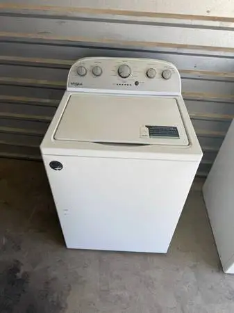 White Whirlpool Washer