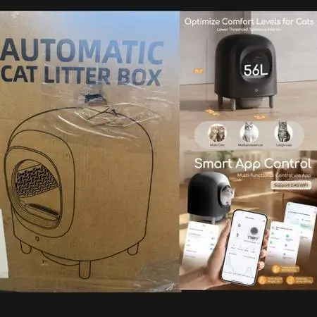 Aoruefar Automatic Litter Box BRAND NEW STILL IN PACKAGE