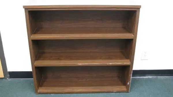 SOLID WOOD BOOKCASE - (3) Shelves (34 x 36) .....