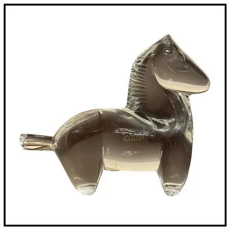 Baccarat Crystal Trojan Horse Figurine. Estimated Price: $500