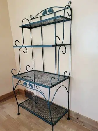 Meadowcraft Wrought Iron Bakers Rack
