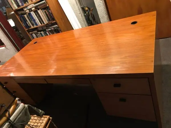 6ft x 3ft Teak color Executive Desk