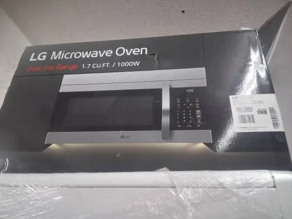 Brand new LG microwave over the range