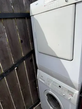 Bosch 24” washer and electric dryer delivered