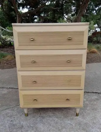 Mid Century Modern Four Drawer Dresser