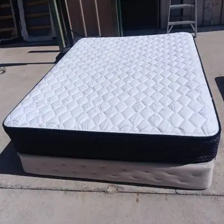 Queen Ashley mattress and box spring