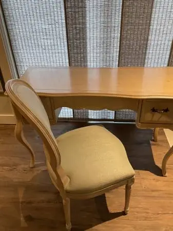 Desk and chair