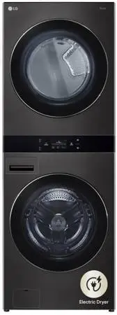 *Open Box* LG 27” Electric WashTower – Black Steel