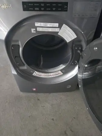 LG stainless front loader/whirlpool dryer