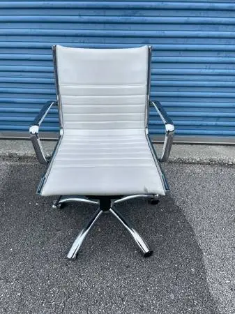 Office Computer or Desk Chair-(leather coating)-Used good/fair condit.