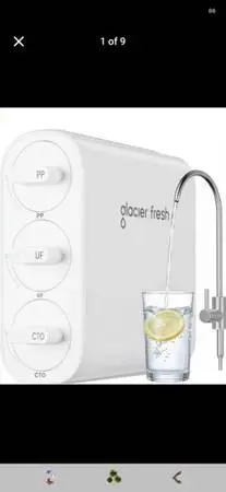 Brand new GLACIER FRESH Under Sink Water Filter System