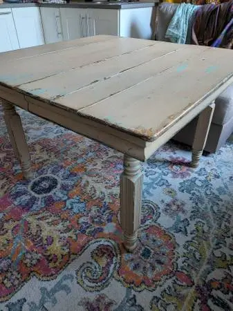Farmhouse table - painted solid oak