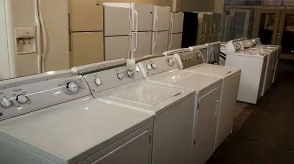 Refrigerator – washer – dryer – stove range