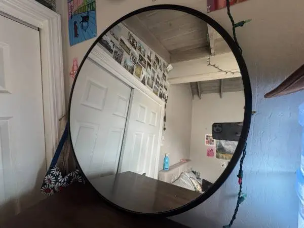 28 Circle Metal Mirror; OBO