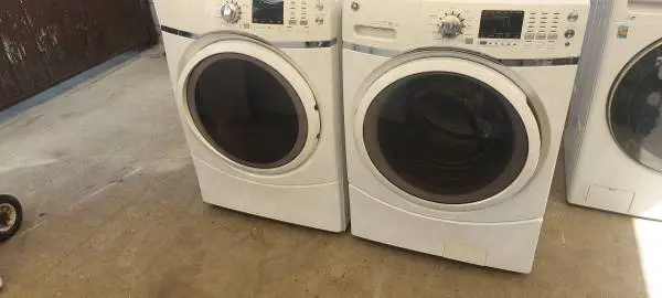 GE Front Load Washer And Gas Dryer