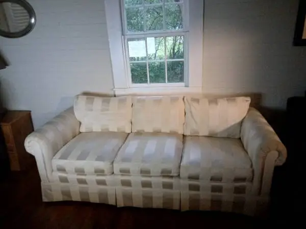 Sofa Couch and Suede Recliner
