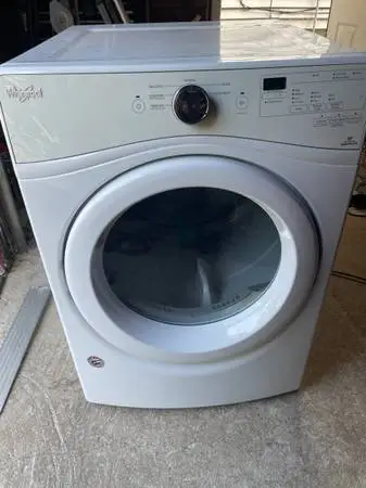 Whirlpool front load dryer super capacity
