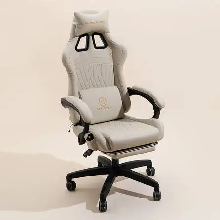 GTPLAYER GAMING CHAIR LEATHER WITH FOOTREST