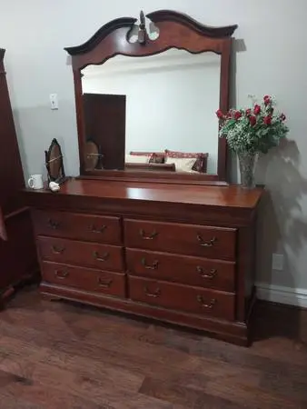 Dresser Mirror TV Armoire Tall Armoire Bed Bench