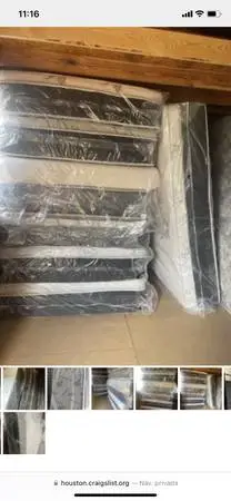 New Mattresses for sale twin $ 99 full $ 170 queen $ 190 king $ 199