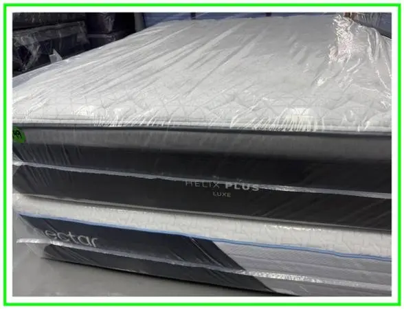 QUEEN SIZE HELIX PLUS LUXE MATTRESS & BOX SPRING BED SET