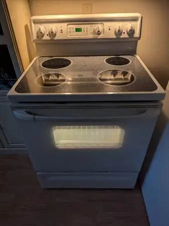 GE Spectra Electric Glass Top Range