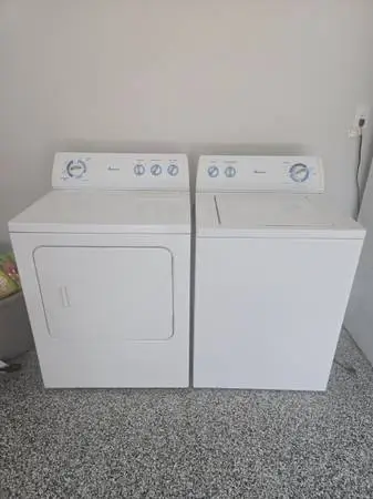Amana washer and dryer set