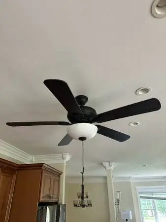 2 Like New Hampton Bay Ceiling Fans with Ligjts