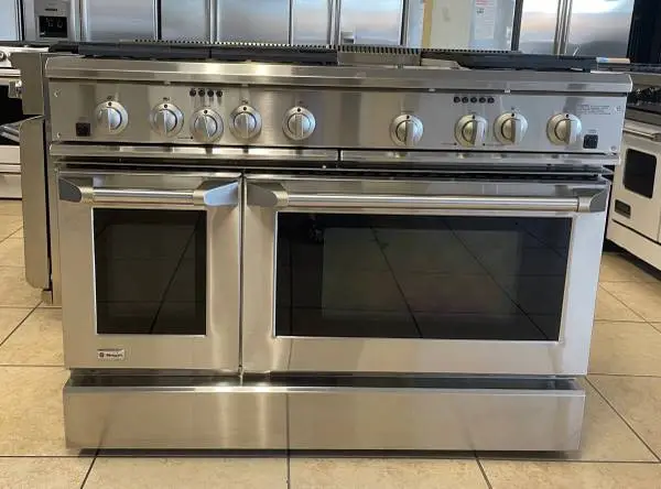 Monogram 48” natural gas Dual fuel range