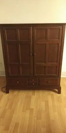 Colling Wood Collection Entertainment/Armoire Cabinet Mission Style