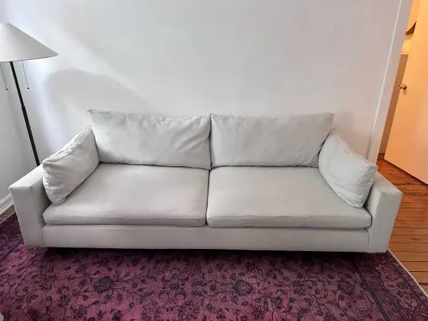 NICE WEST ELM HARMONY 92 SOFA COUCH! DEEP AND COMFORTABLE!