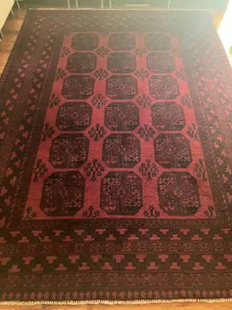 Afghan Oriental Rug (6’9 x 9’7) Excellent Condition